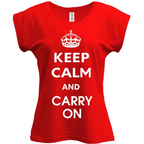 Футболка жіноча PANI Keep Calm and Carry On