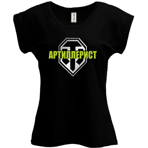 Футболка жіноча PANI Артиллерист (WOT)
