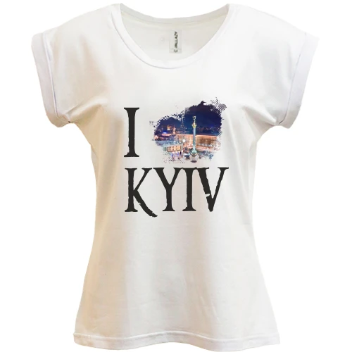 Футболка женская PANI Я люблю Киев