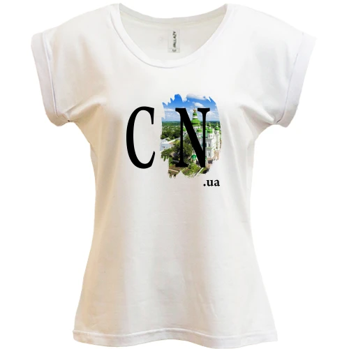 Футболка жіноча PANI, Білий, cn.ua (Чернігів)