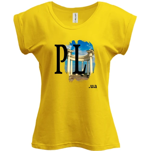 Футболка женская PANI, Желтый, pl.ua (Полтава)