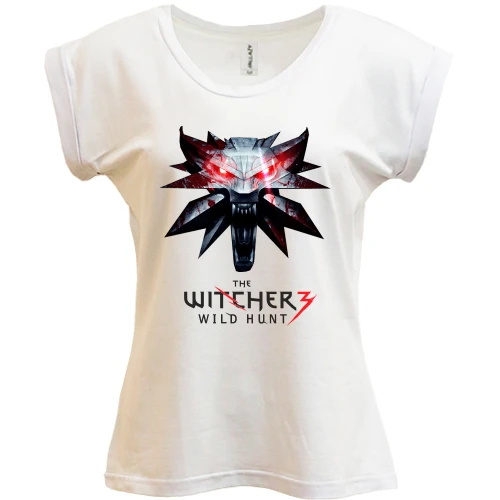 Футболка женская PANI, Белый, The Witcher 3