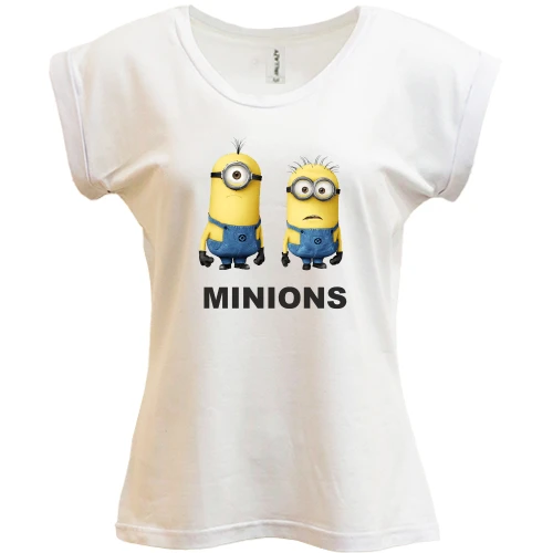 Футболка женская PANI, Белый, Minions