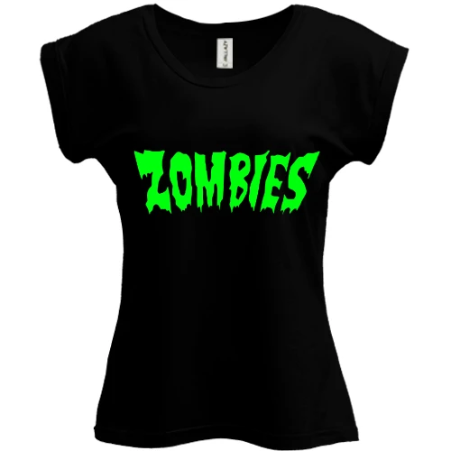 Футболка женская PANI с надписью Zombies