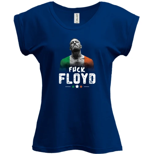 Футболка жіноча PANI з Конором Мак Грегором "Fuck Floyd"