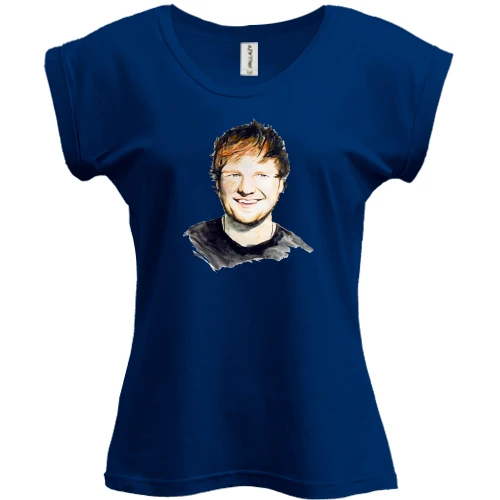 Футболка женская PANI, Синий, c Ed Sheeran