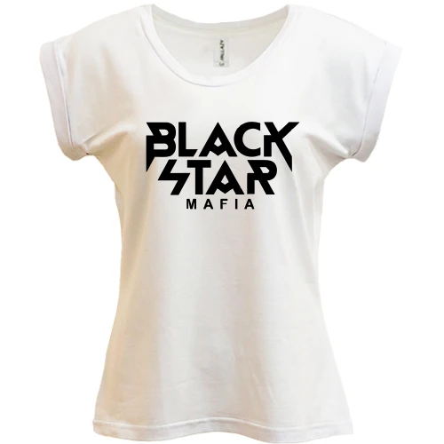 Футболка жіноча PANI, Білий, Black Star Mafia