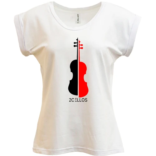 Футболка женская PANI, Белый, 2 CELLOS