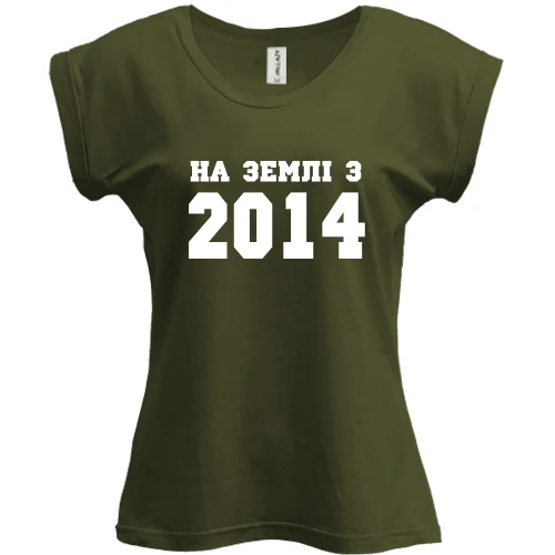 Футболка жіноча PANI На землі з 2014