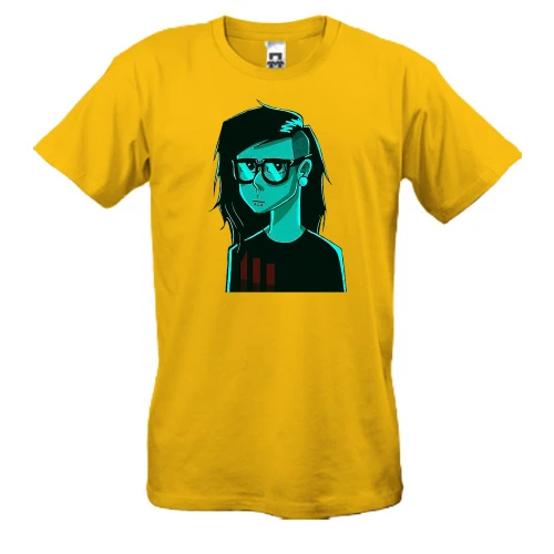 Чоловіча футболка зі Skrillex (арт)