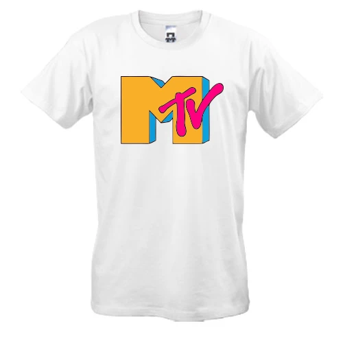Чоловіча футболка, білий, M-Tv