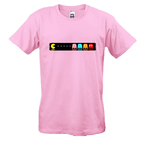 Чоловіча футболка, Рожевий, з Pac man