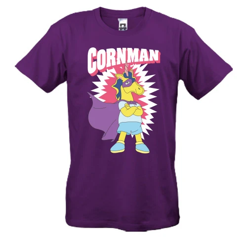 Чоловіча футболка, Чорний, CornMan