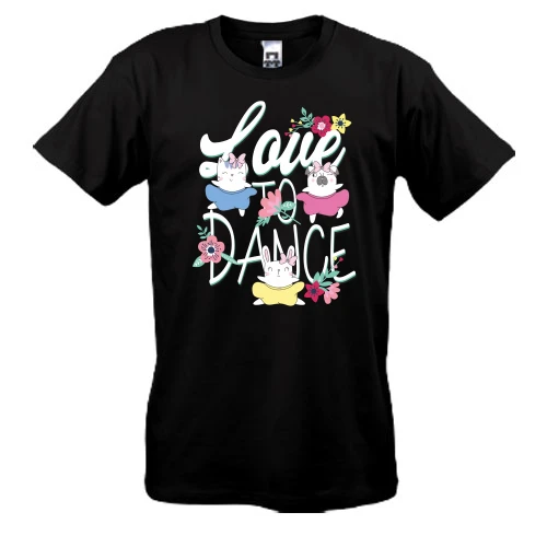 Мужская футболка Love to Dance