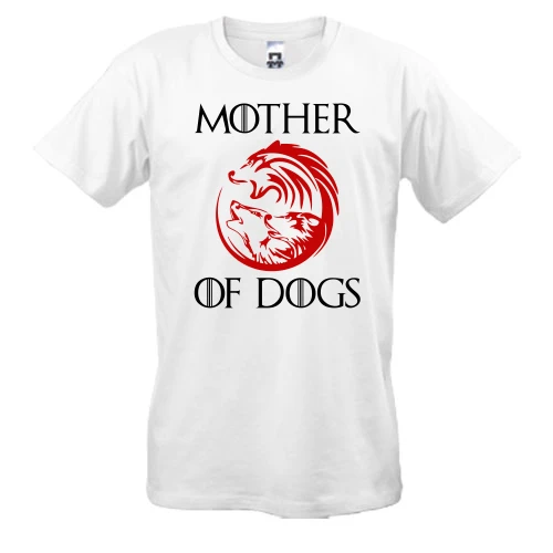 Чоловіча футболка, Білий, Mother of Dogs 2