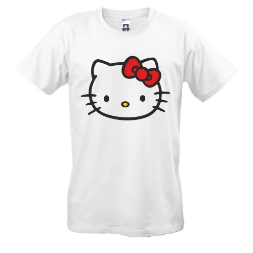 Чоловіча футболка, білий, Hello Kitty!
