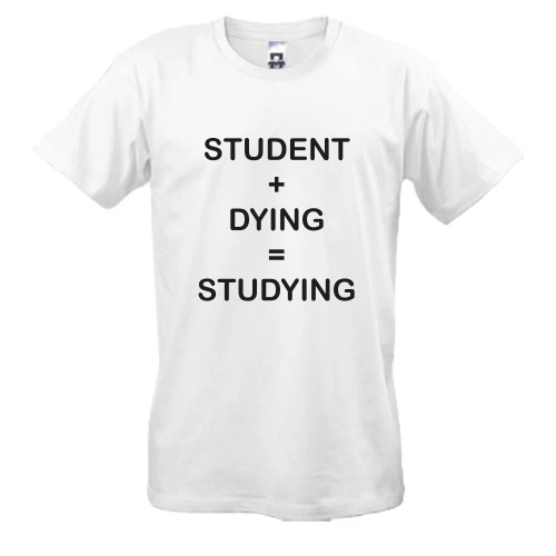 Мужская футболка Studying