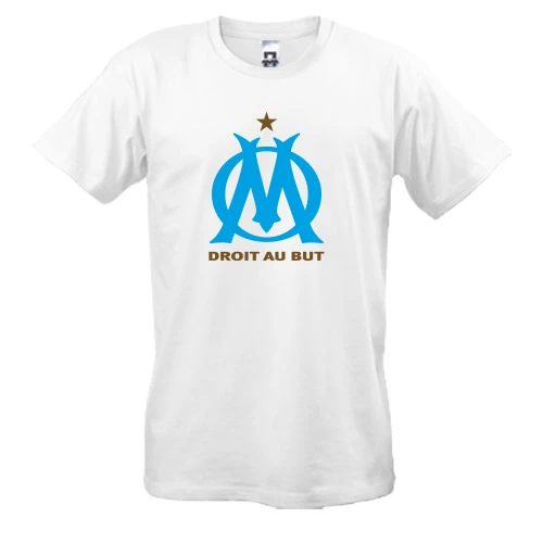 Чоловіча футболка, Білий, Olympique de Marseille