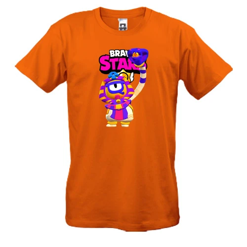 Мужская футболка, Красный, Brawl Stars с Тарой