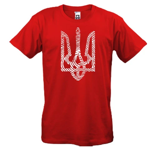 Мужская футболка, Красный, "Код нации"