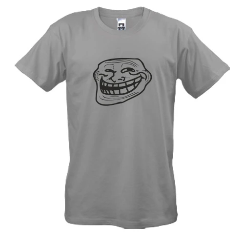 Чоловіча футболка Troll face (без напису)