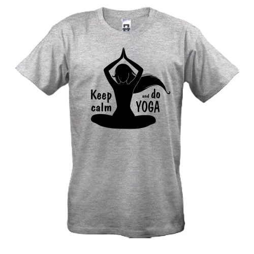 Чоловіча футболка Keep Calm an Do Yoga