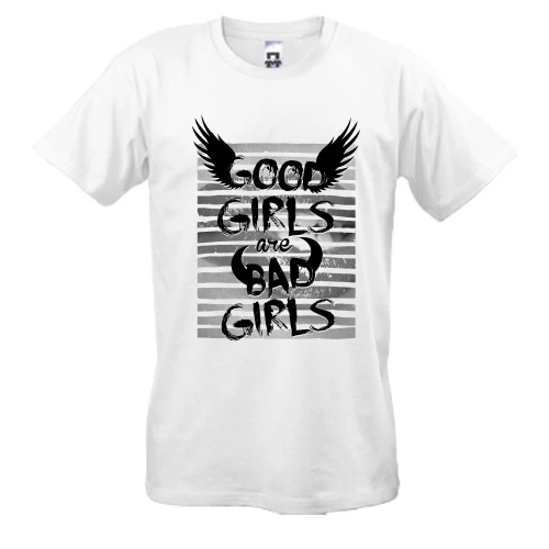 Мужская футболка Good girls are bad girls