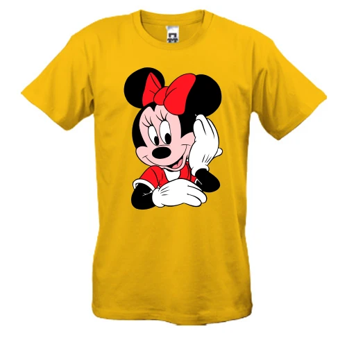 Чоловіча футболка, Бежевий, Minie Mouse 5