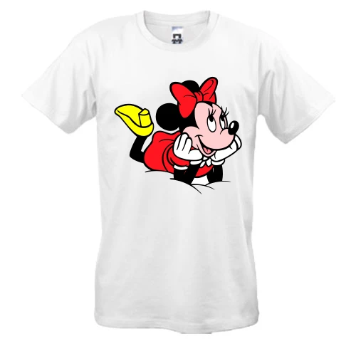 Мужская футболка Minie Mouse мечтает
