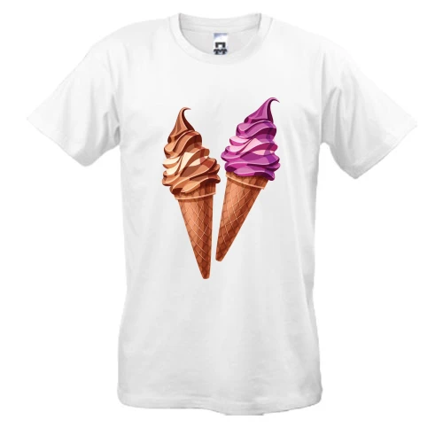 Чоловіча футболка Ice Cream Couple