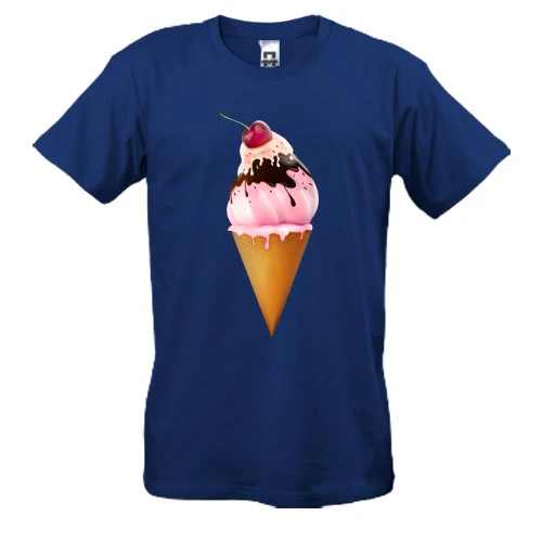 Чоловіча футболка Ice cream with cherries