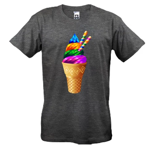 Мужская футболка Rainbow Ice Cream