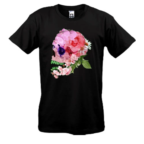 Чоловіча футболка Rose skull