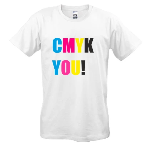 Мужская футболка CMYK YOU!