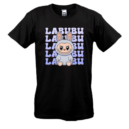 Чоловіча футболка, Чорний, Labubu (2)
