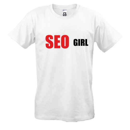 Мужская футболка, Белый, SEO girl