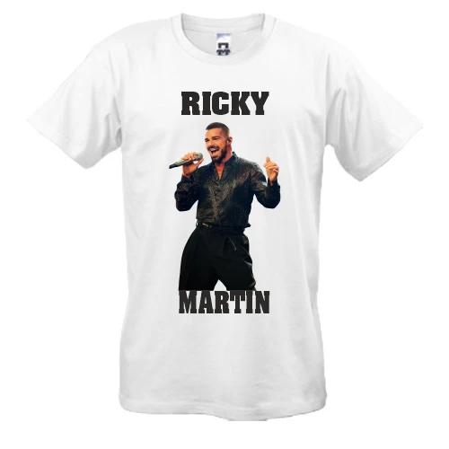 Мужская футболка Ricky Martin - livin' la vida loca