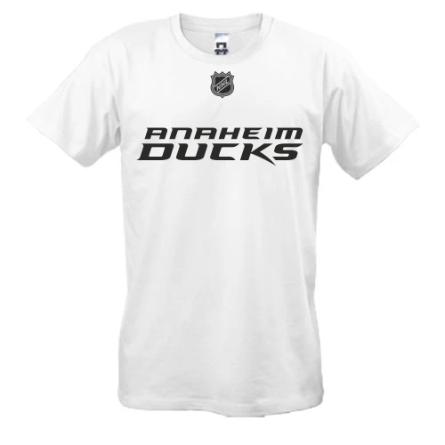 Мужская футболка, Белый, Anaheim Ducks 2