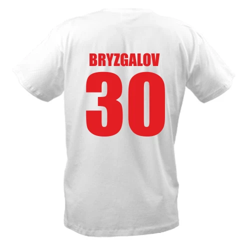 Мужская футболка, Белый, Ilya Bryzgalov