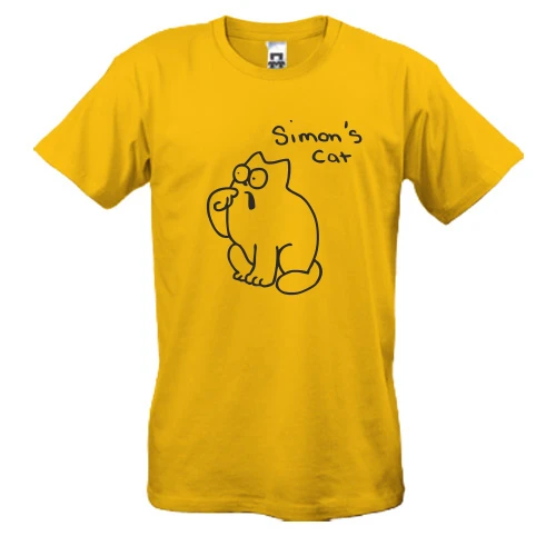 Мужская футболка с Simon's cat