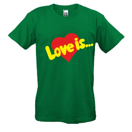 Мужская футболка, фиолетовый, love is (3)