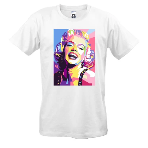 Чоловіча футболка, Синій, Marilyn Monroe Art