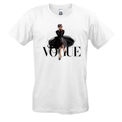 Мужская футболка, Белый, Vogue