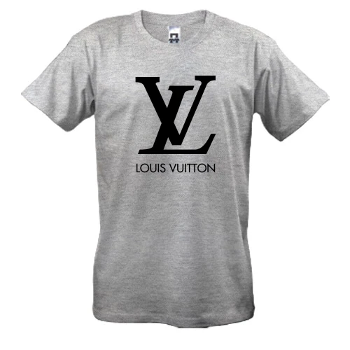 Мужская футболка, Серый меланж, Louis Vuitton