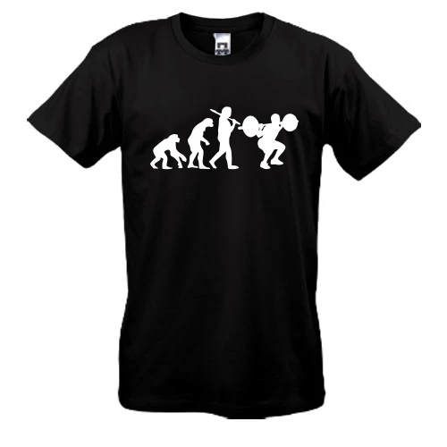 Чоловіча футболка Evolution of Exercise