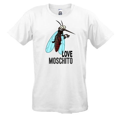 Мужская футболка, Белый, Love Moschito