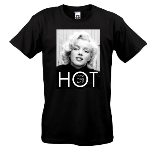 Мужская футболка, Черный, Some thing like it HOT