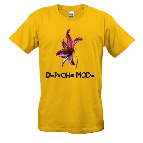 Мужская футболка Depeche Mode orchid