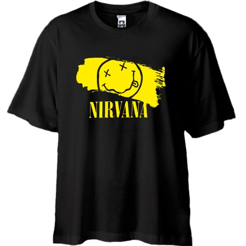 Футболка oversize NIRVANA Painted Smile (2)