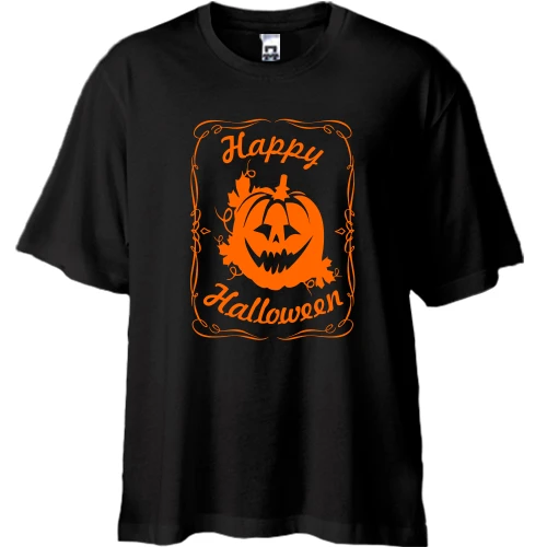 Футболка oversize Happy Halloween